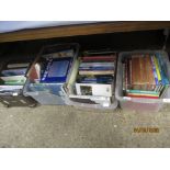 FOUR BOXES OF BOOKS, ANTIQUE INTEREST, CLASSICAL FURNITURE, ETC AND LOCAL INTEREST