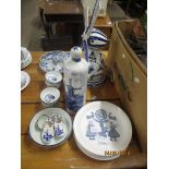 GROUP OF CONTINENTAL POTTERY, MAINLY DUTCH DELFT TYPE WARES