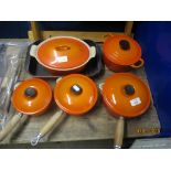 QUANTITY OF SAUCEPANS BY LE CREUSET