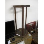 MAHOGANY PLANT STAND OF CIRCULAR FORM, 23CM DIAM