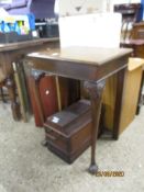 MAHOGANY SIDE TABLE 50CM WIDE