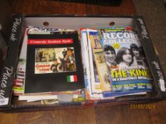 BOX OF VARIOUS MAGAZINES ETC