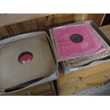 TWO BOXES OF VARIOUS 78RPM RECORDS