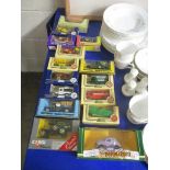 QUANTITY OF CORGI CARS IN ORIGINAL BOXES AND LEDO AND MATCHBOX MODELS OF YESTERYEAR ETC (15)