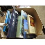 THREE BOXES OF VARIOUS HARDBACK REFERENCE BOOKS ETC