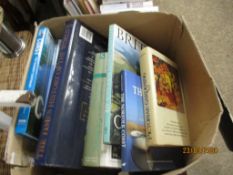 THREE BOXES OF VARIOUS HARDBACK REFERENCE BOOKS ETC