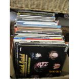 BOX OF VARIOUS LATE 20TH CENTURY VINYL RECORDS