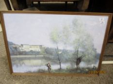 FRAMED IMPRESSIONIST PRINT