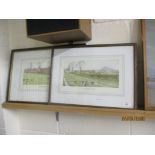 TWO PRINTS, ONE OF THE CHESHIRE HOUNDS, THE OTHER BLACKMORE VALE