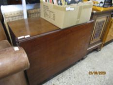 MAHOGANY DROP LEAF TABLE, 92CM WIDE