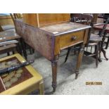 19TH CENTURY MAHOGANY PEMBROKE TABLE, 96CM LONG