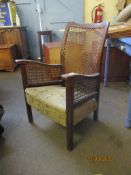 CANE ARMCHAIR CIRCA 1920