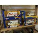 CORGI MODELS OF AMBULANCES