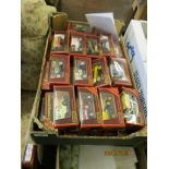 BOX OF MODELS OF YESTERYEAR TOY CARS AND LORRIES BY MATCHBOX