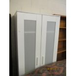 MODERN WHITE WARDROBE, 81CM WIDE