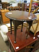 SMALL CIRCULAR OCCASIONAL TABLE APPROX 41CM DIA