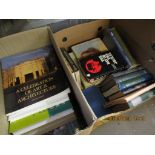 BOXES OF SOFTBACK BOOKS AND MAGAZINES