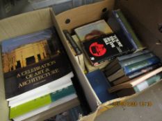 BOXES OF SOFTBACK BOOKS AND MAGAZINES