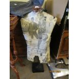 VINTAGE DRESSMAKER’S DUMMY, 98CM HIGH