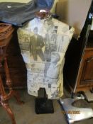 VINTAGE DRESSMAKER’S DUMMY, 98CM HIGH