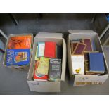 BOXES CONTAINING BOOKS, SOME HISTORY ETC