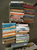 FOUR BOXES OF BOOKS, VARIOUS TITLES