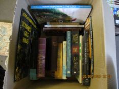BOX OF VARIOUS BOOKS, MAGAZINES