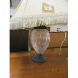 GLASS TABLE LAMP