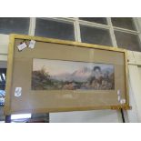 WATERCOLOUR OF A LANDSCAPE SCENE