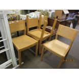 SET OF SIX DINING CHAIRS