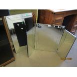 MODERN DRESSING TABLE MIRROR AND WALL MIRROR IN VENETIAN STYLE, 45 AND 50CM WIDE