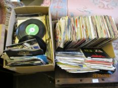 TWO BOXES VARIOUS VINYL 45RPM RECORDS