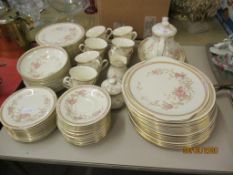 EXTENSIVE ROYAL DOULTON DINNER SERVICE AND TEA SET FROM THE ROMANCE COLLECTION