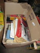 BOX OF VARIOUS BOOKS AND MAGAZINES