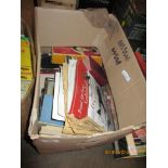 BOX OF VARIOUS BOOKS AND MAGAZINES