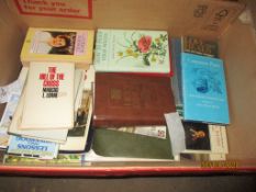 LARGE BOX OF BOOKS, SOME RELIGIOUS TITLES ETC