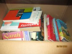 LARGE BOX OF BOOKS, VARIOUS TITLES INCLUDING CHILDREN’S