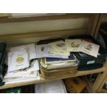 BOX CONTAINING VARIOUS GREETING CARDS