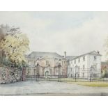 •AR Roy Haydon (20th century), The Assembly House, Norwich, pen, ink and watercolour, signed and