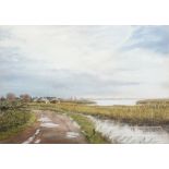 •AR Clifford Knight (20th century), "After the storm (Hickling)", pastel, signed and dated 1994