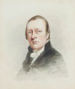 John Berney Ladbrooke (1803-1879), Portrait of Dr James Alderson, watercolour, signed and dated