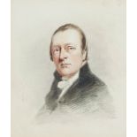 John Berney Ladbrooke (1803-1879), Portrait of Dr James Alderson, watercolour, signed and dated