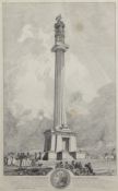 After John Sell Cotman, "Column at Yarmouth to the memory of Lord Nelson to the Rt Worshipful