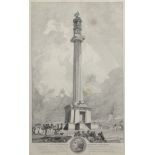 After John Sell Cotman, "Column at Yarmouth to the memory of Lord Nelson to the Rt Worshipful