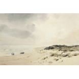 AR Leslie L Hardy Moore, RI (1907-1997) "Winterton Beach, October morning", watercolour, signed