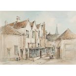 •AR Arthur Edward Davies, RBA, RCA (1893-1988), "Duke's Palace, Norwich", watercolour, signed