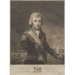 After Robert Laurie, "Sir Horatio Nelson", black and white mezzotint, published by Laurie & Whittle,