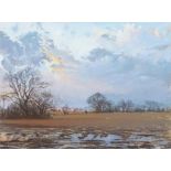 •AR Margaret Glass, PS (born 1950), "Evening after rain", pastel, initialled and dated 90 lower