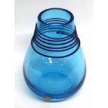 Blue Swedish vase
