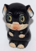 Novelty model of a cat called "Ooloo" made by Potter & Moore, London and Mitcham, modelled as a